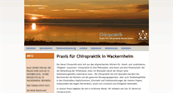 Desktop Screenshot of chiropraktik-wackernheim.de