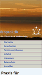 Mobile Screenshot of chiropraktik-wackernheim.de